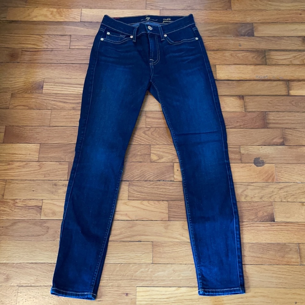 Women’s 7 for All Mankind Blue Jeans gwenevere 24 skinny
